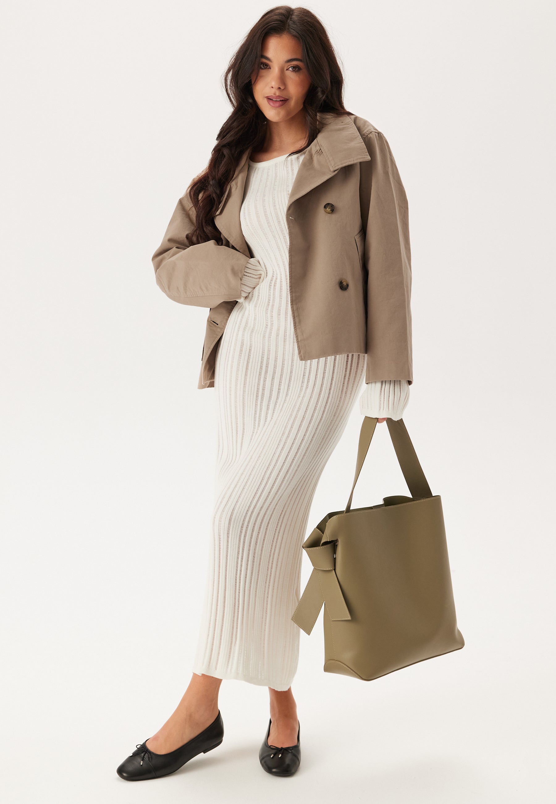 Veste Courte Femme Object Noos - Col Montant, Poches Latérales, Boutons, Style Tendance Et Polyvalent