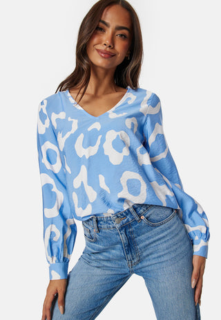 Objjacira L/S V-Neck top