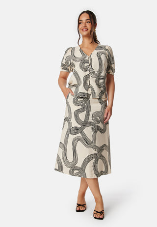 Objjacira S/S V-Neck Top