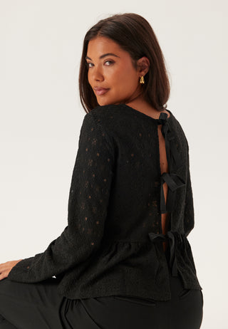 Objlaila L/S RE TIE TOP RE TIE