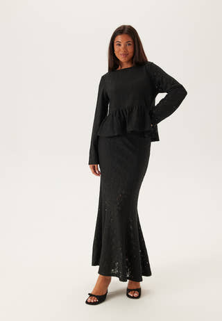 Objlaila L/S Re Tie Top