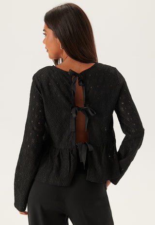 Objlaila L/S RE TIE TOP RE TIE