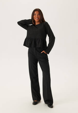 Objlaila L/S Re Tie Top