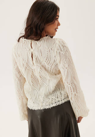 Objlucie L/S RE O-NECK TOP