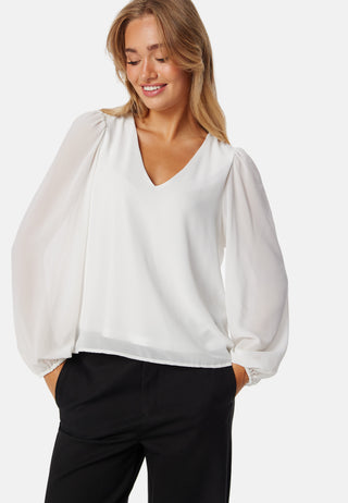 Objmila Re L/S V-Neck Top