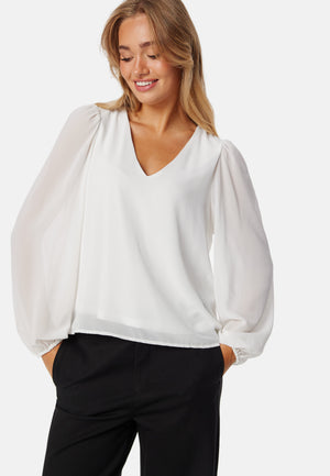 Objmila Re L/S V-Neck Top