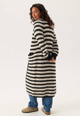 Objmilu Ls Lo Long Knit Cardig