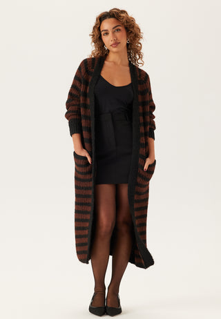 Objmilu Ls Lo Long Knit Cardig