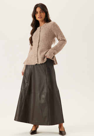 Objsaggia Re Ls Peplum Knit Ca