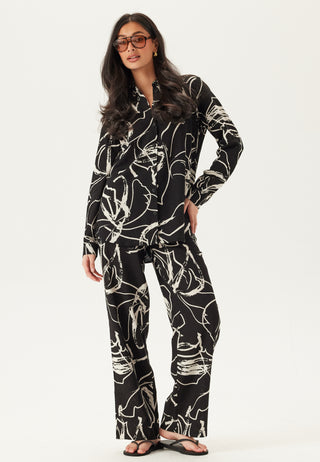 Objsanne Aline Wide Pant Aop