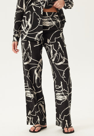 Objsanne Aline Wide Pant Aop