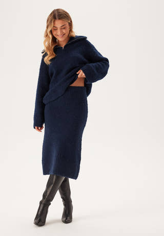 Objtolatya Knit Midi Skirt