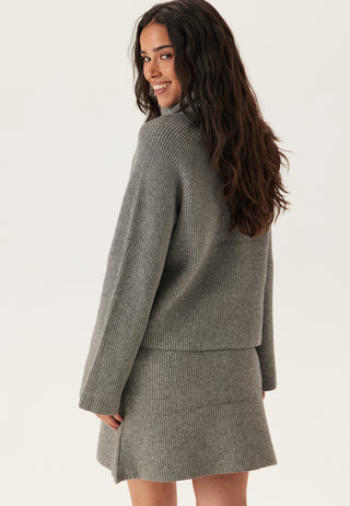 Objviola Ls Lo Rollneck Knit