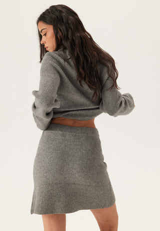 Objviola Mw Re Short Knit Skir