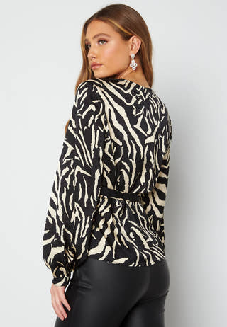 Papaya L/S V-Neck Top