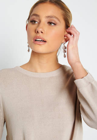 Puffer S/S Knit Pullover