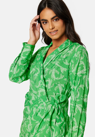 Rio L/S Wrap Dress