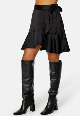 Sateen MW Mini Skirt