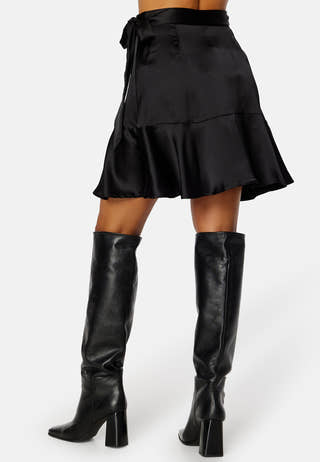 Sateen MW Mini Skirt