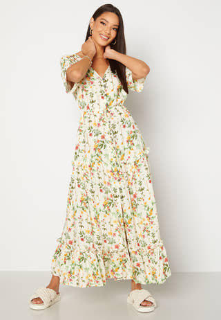Objlorena S/S Long Dress