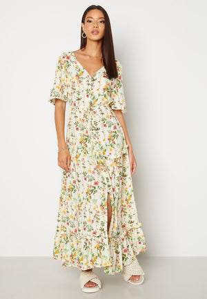 Objlorena S/S Long Dress