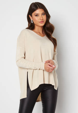 Amalia L/S V-Neck Pullover Knit