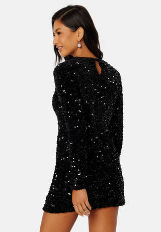 Anika Sequin LS Dress