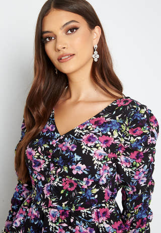 Anna L/S Ruching Top
