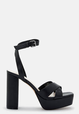 Autum PU Heeled Sandal