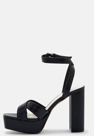 Autum PU Heeled Sandal