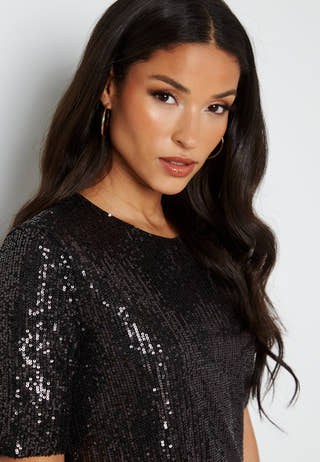 Bae S/S Tee Sequins Dress