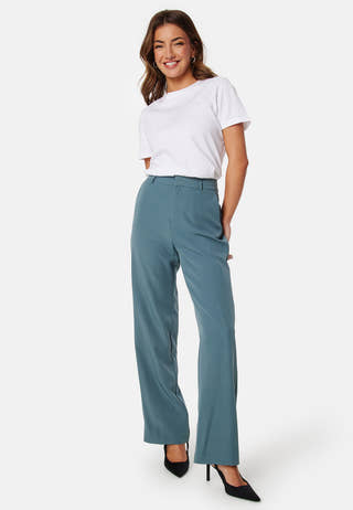 Berry High Waist Wide Pant