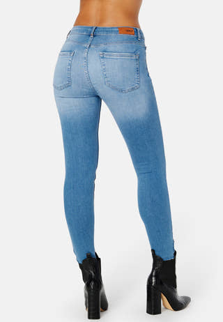 Blush Mid Ankle Zip Denim