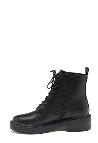 Bold Lace Up Boot