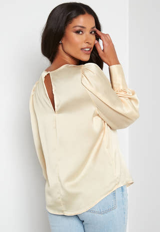 Carli LS O-neck Blouse