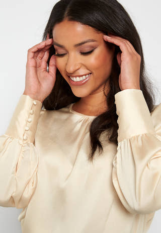 Carli LS O-neck Blouse