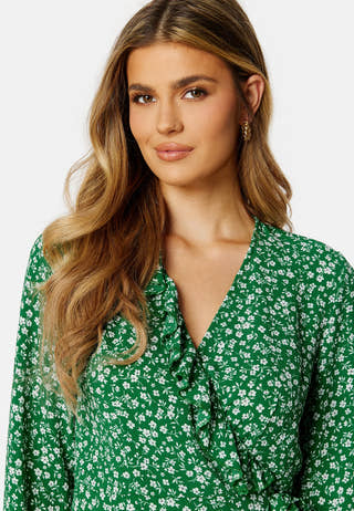 Carly L/S Wrap Dress