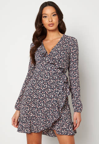 Carly L/S Wrap Dress