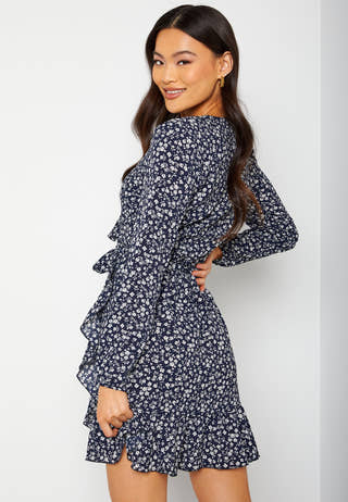 Carly L/S Wrap Dress