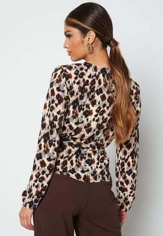 Carly L/S Wrap Short Top