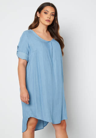 Jemma Life Denim Below Knee Dress