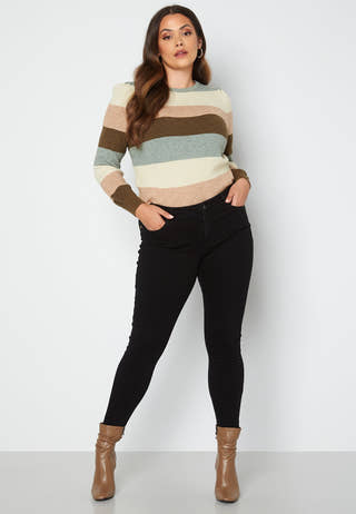 Karia L/S Stripe Pullover Knit
