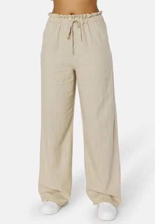 Onlcaro Wide Linen Bl Pant