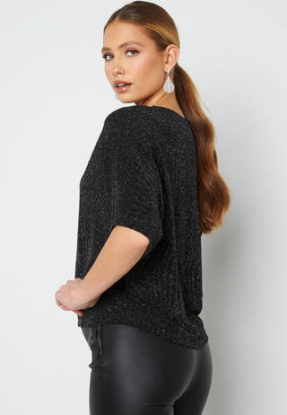 Carolla Loose Glitter Top