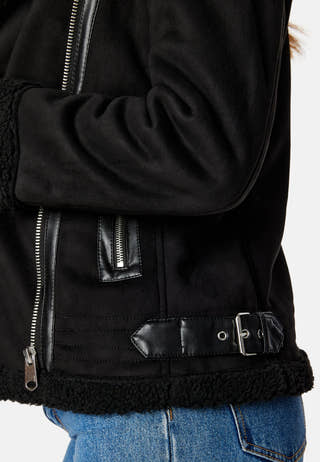 Diana Bonded Aviator Jacket