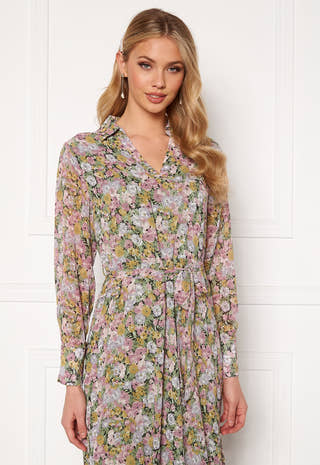 Ellie L/S Midi Dress Wvn