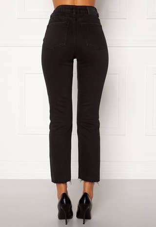 Emily HW Raw Ank Jeans