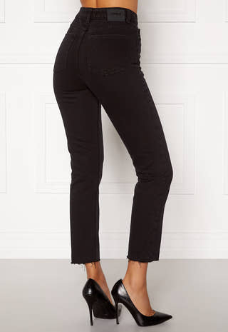 Emily HW Raw Ank Jeans