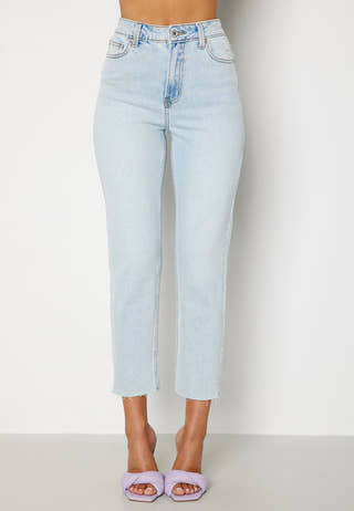 Emily HW Raw Jeans