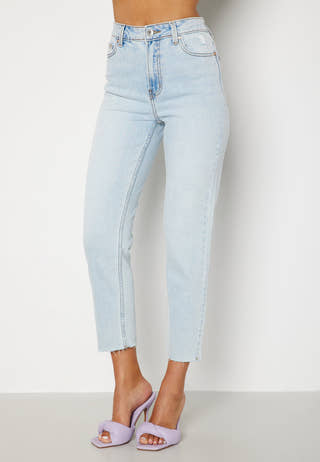 Emily HW Raw Jeans